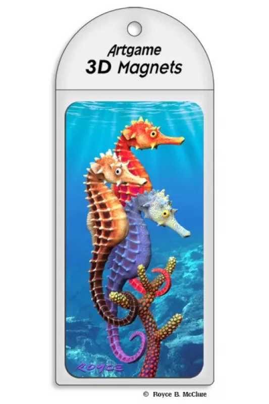 3D Magnet Seepferdchen B